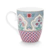 Flower Festival Tasse Gross Deco Hellblau