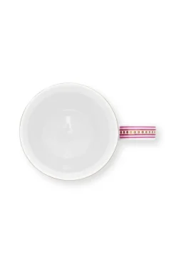 Flower Festival Tasse Gross Deco Dunkelrosa