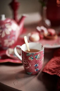 Flower Festival Tasse Klein Dunkelrosa