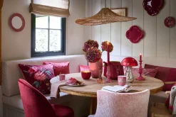Flower Festival Tasse Klein Rot/Dunkelrosa