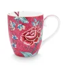 Flower Festival Tasse XL Dunkelrosa