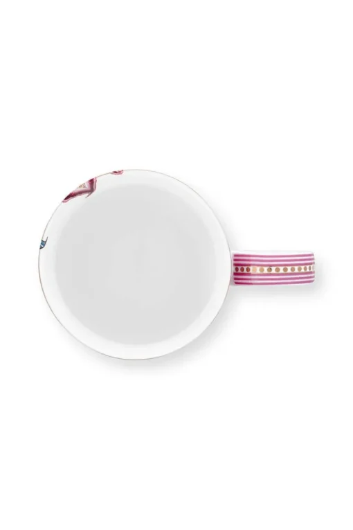Flower Festival Tasse XL Dunkelrosa