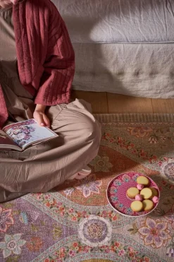 Flower Festival Tortenteller Klein Herz Dunkelrosa