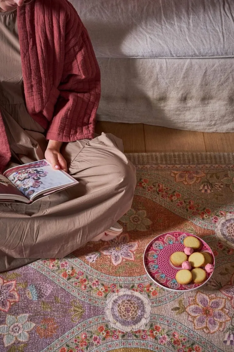 Flower Festival Tortenteller Klein Herz Dunkelrosa