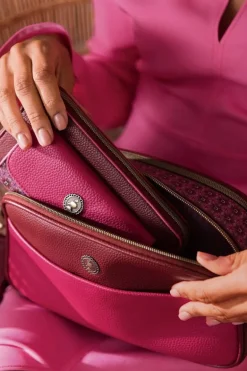 Frida Schultertasche Uni Rot