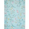 Große Handtuch Les Fleurs Blau 70x140 cm