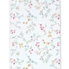Große Handtuch Les Fleurs Weiß 70x140 cm