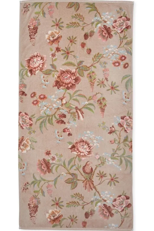 Große Handtuch Secret Garden Khaki 70x140cm