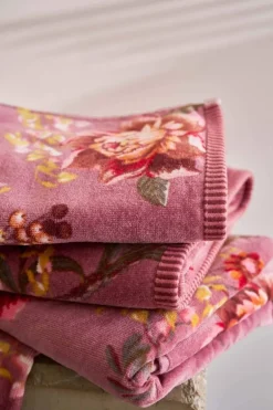 Große Handtuch Secret Garden Mauve 70x140cm