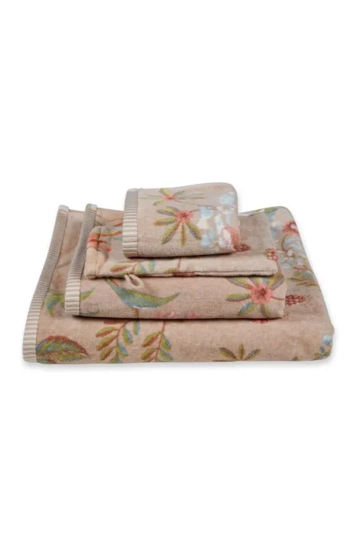 Große Handtuch Secret Garden Khaki 70x140cm