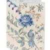 Gästehandtuch Set/3 Secret Garden Weiß/Blau 30x50cm