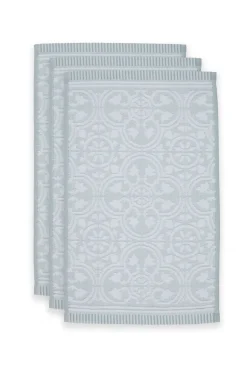 Gästehandtuch Set/3 Tile de Pip Hellblau 30x50 cm