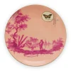 Heritage Gebäckteller Bemalt Rosa 18 cm