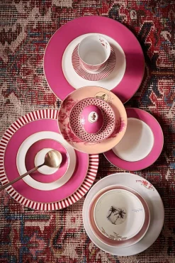 Heritage Gebäckteller Bemalt Rosa 18 cm