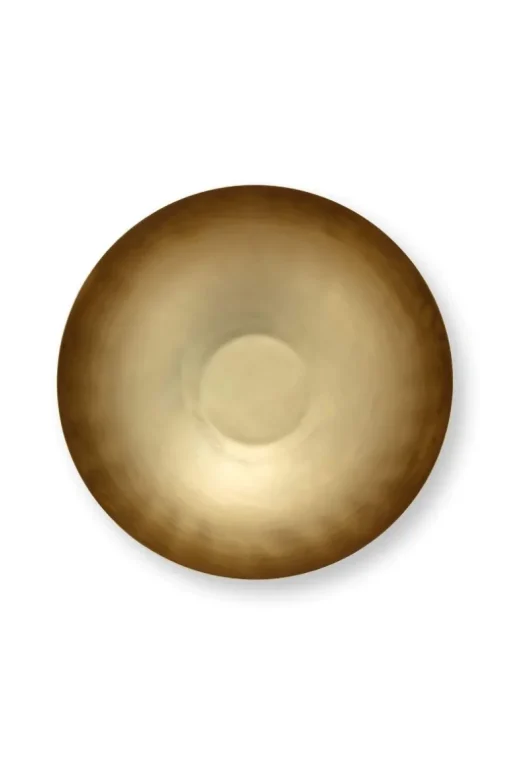 Hohe Schale Metall Grün 23cm