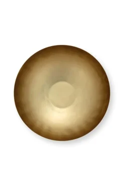 Hohe Schale Metall Matt Knallgrün 20cm