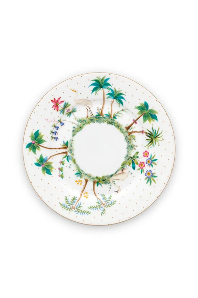 Jolie Gebäckteller Dots Gold 17 cm