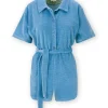 Jumpsuit Petite Sumo Stripe Blau