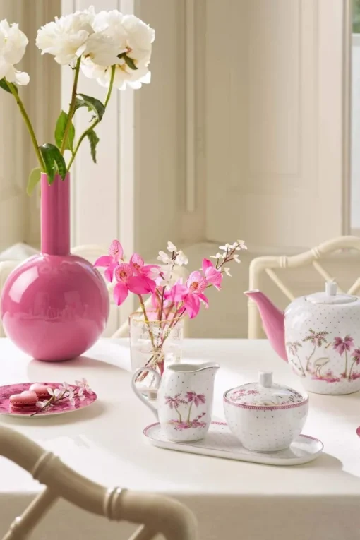 Kanne Jolie Punkte Gold Rosa