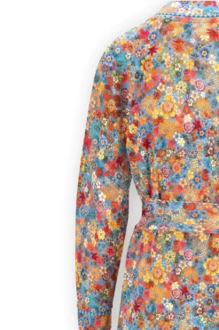 Kimono Tutti i Fiori Hellblau