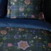 Kissenbezug Flores Felices Dunkelblau