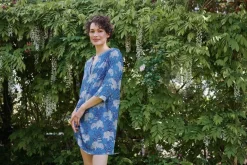 Kleid Flora Firenze Kobaltblau