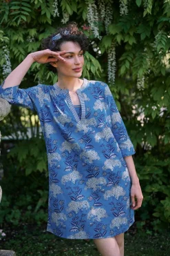 Kleid Flora Firenze Kobaltblau