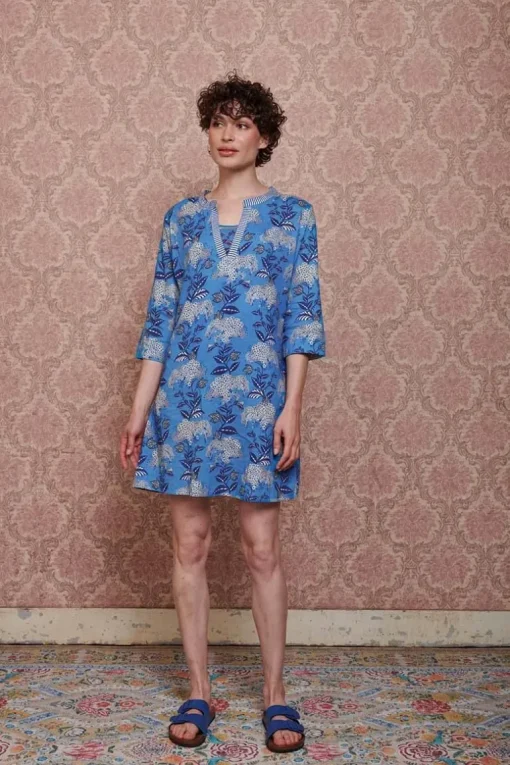 Kleid Flora Firenze Kobaltblau