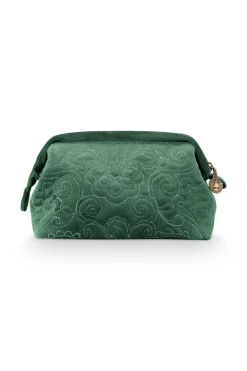 Kosmetiktasche Klein Quiltey Days Grün