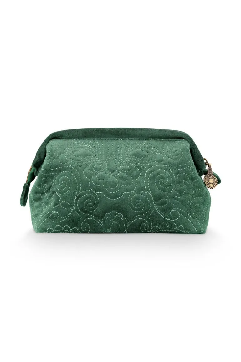 Kosmetiktasche Klein Quiltey Days Grün