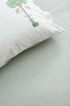 Laken Duo Stripe Grün