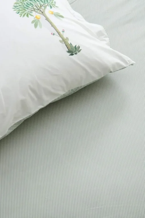 Laken Duo Stripe Grün