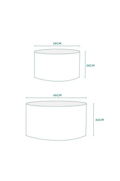 Lampenschirm Viva las Flores by Pip Grün