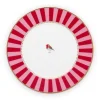 Love Birds Gebäckteller Rot/Rosa 17 cm