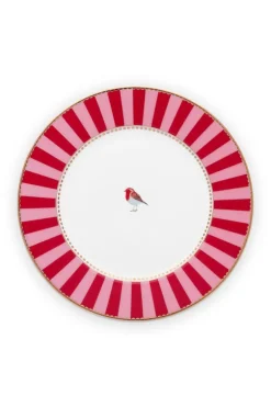 Love Birds Gebäckteller Rot/Rosa 17 cm