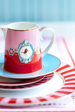 Love Birds Gebäckteller Rot/Rosa 17 cm