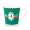 Love Birds Tasse Gross Grün