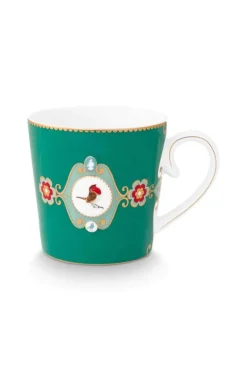 Love Birds Tasse Gross Grün