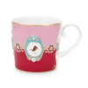 Love Birds Tasse Klein Rot/Rosa