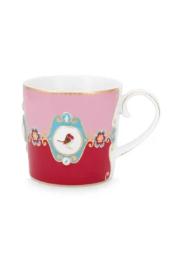 Love Birds Tasse Klein Rot/Rosa