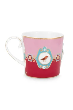 Love Birds Tasse Klein Rot/Rosa