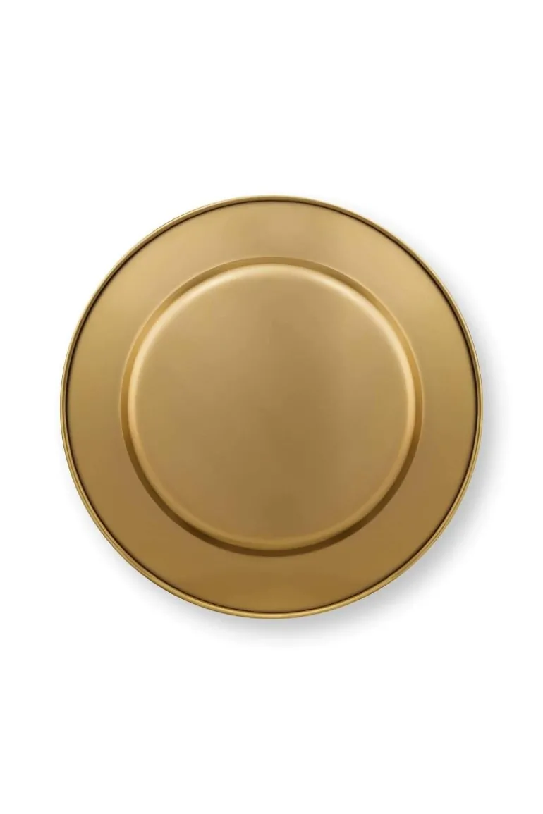 Metall Schale Dunkelgrün 32cm