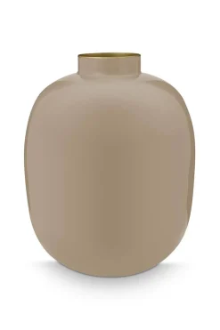 Metall Vase Khaki 32cm