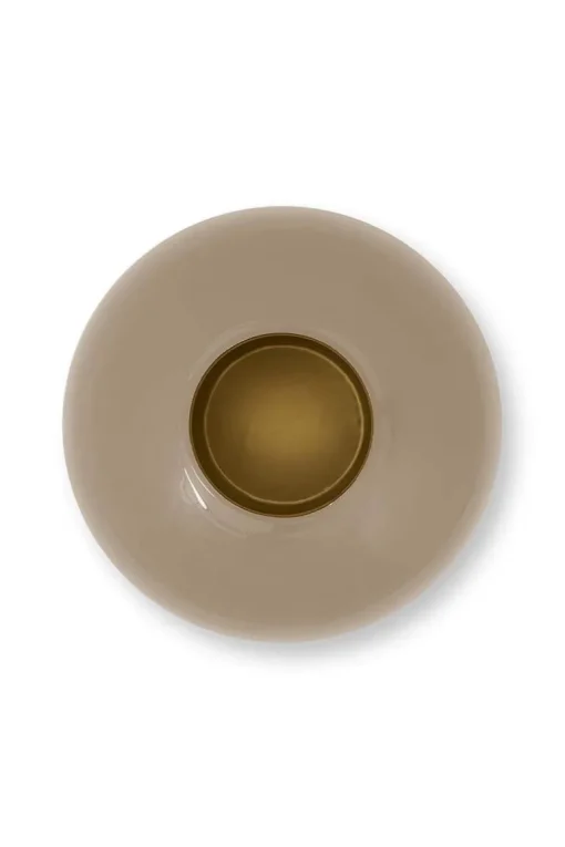 Metall Vase Khaki 32cm