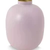 Metall Vase Matte Lila 32cm