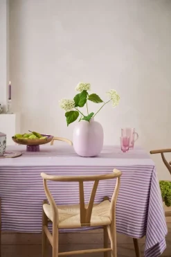 Metall Vase Matte Lila 32cm