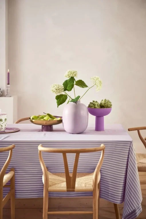 Metall Vase Matte Lila 32cm