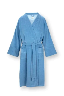 Naomi Kimono Petite Sumo Stripe Blau
