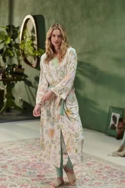 Noa Kimono Buenas Noches Weiss