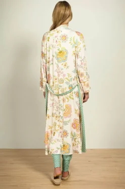 Noa Kimono Buenas Noches Weiss